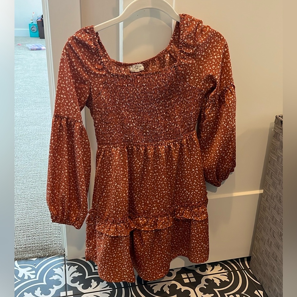 Hayden girls size medium youth smocked dress. Worn once for family photos.
